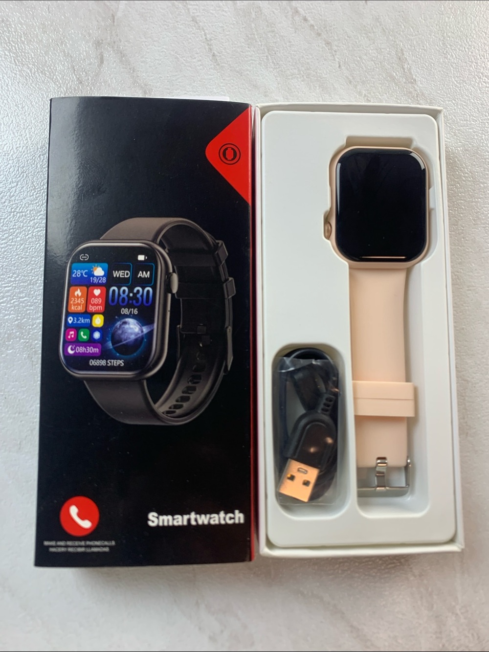 Smartwatch - Pink Fitness Smartwatch